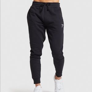 Gymshark Crest Joggers - Black - Small/medium